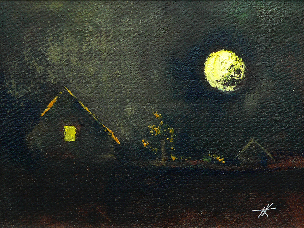 Darkness of the night