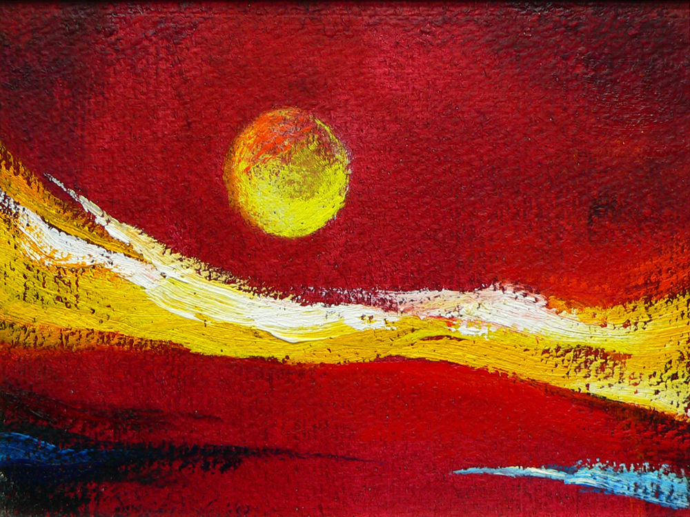 Burning sun